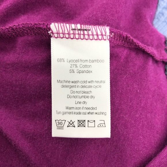 ALO Yoga Purple Short Sleeve Tee, Size M - Picture 6 of 7